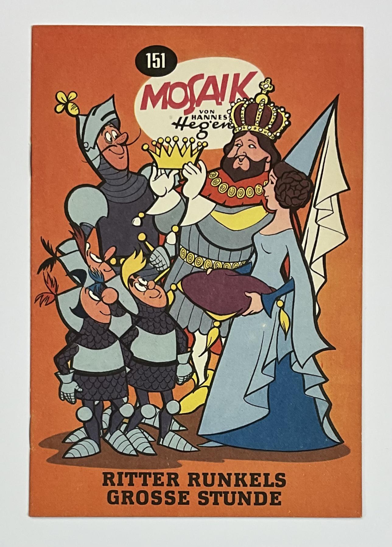 Mosaik Digedags Exportheft BRD Nr. 151 "Ritter Runkels grosse Stunde"