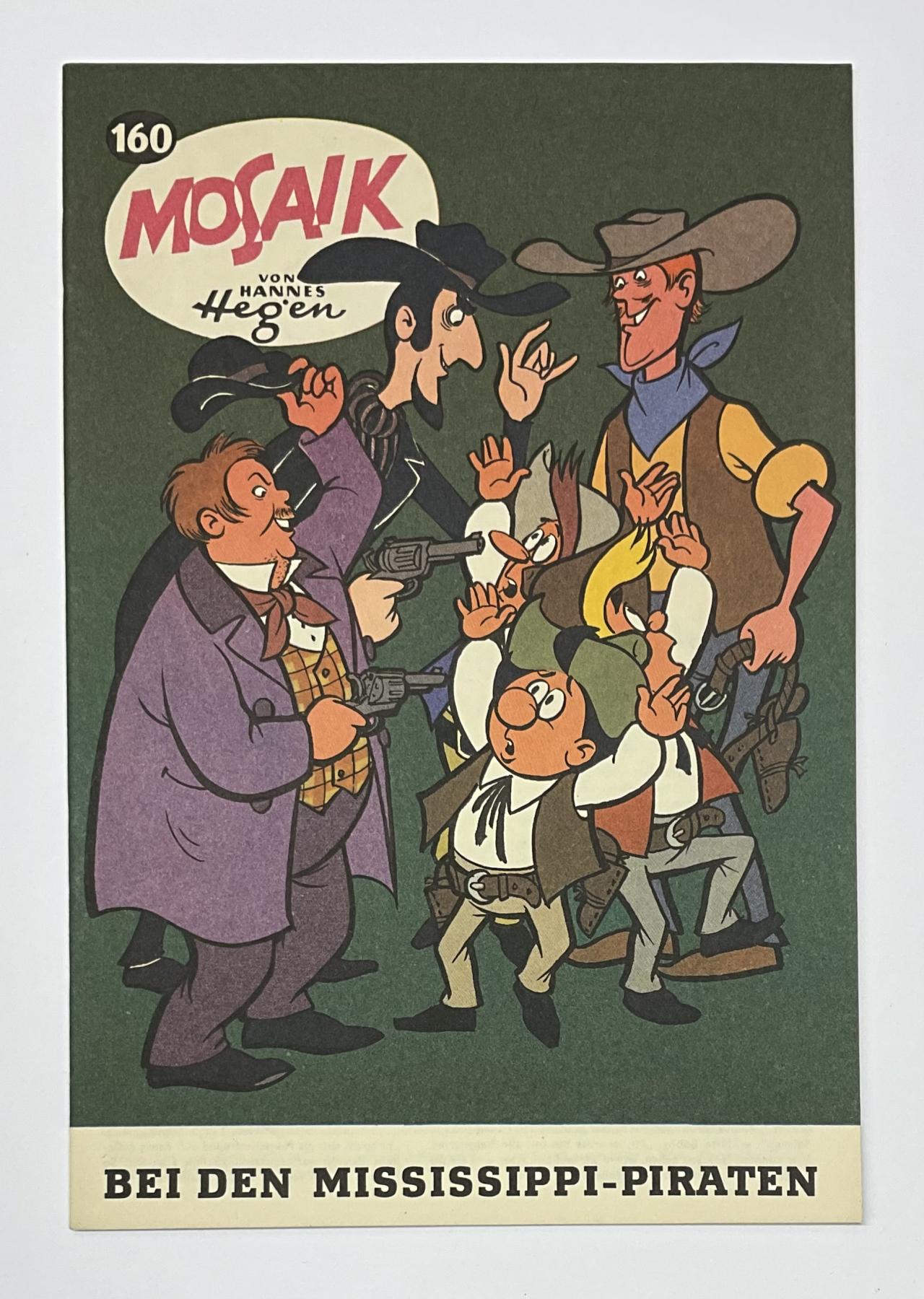 Mosaik Digedags Exportheft BRD Nr. 160 "Bei den Mississippi-Piraten"