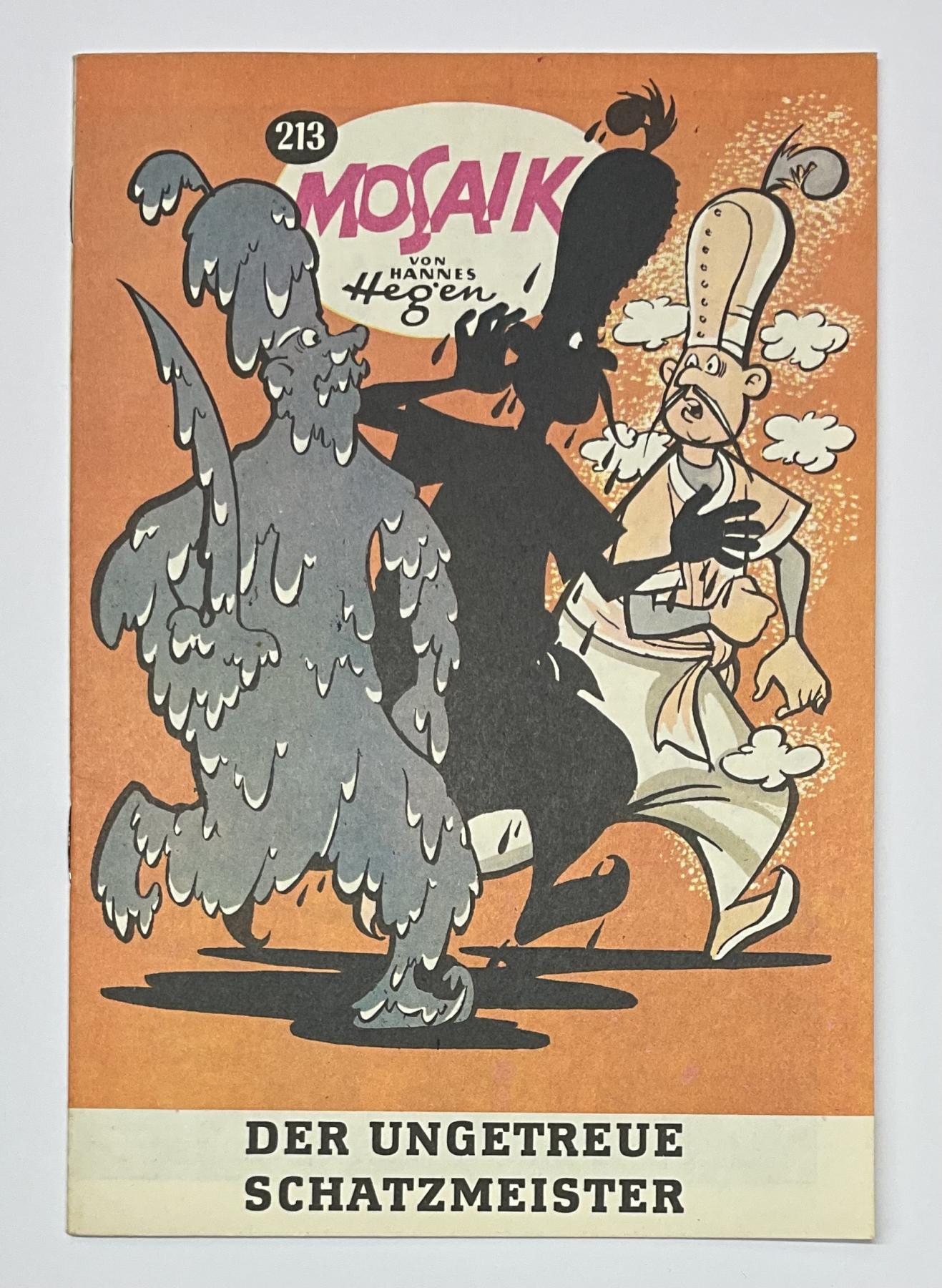 Mosaik Digedags Exportheft BRD Nr. 213 "Der ungetreue Schatzmeister"