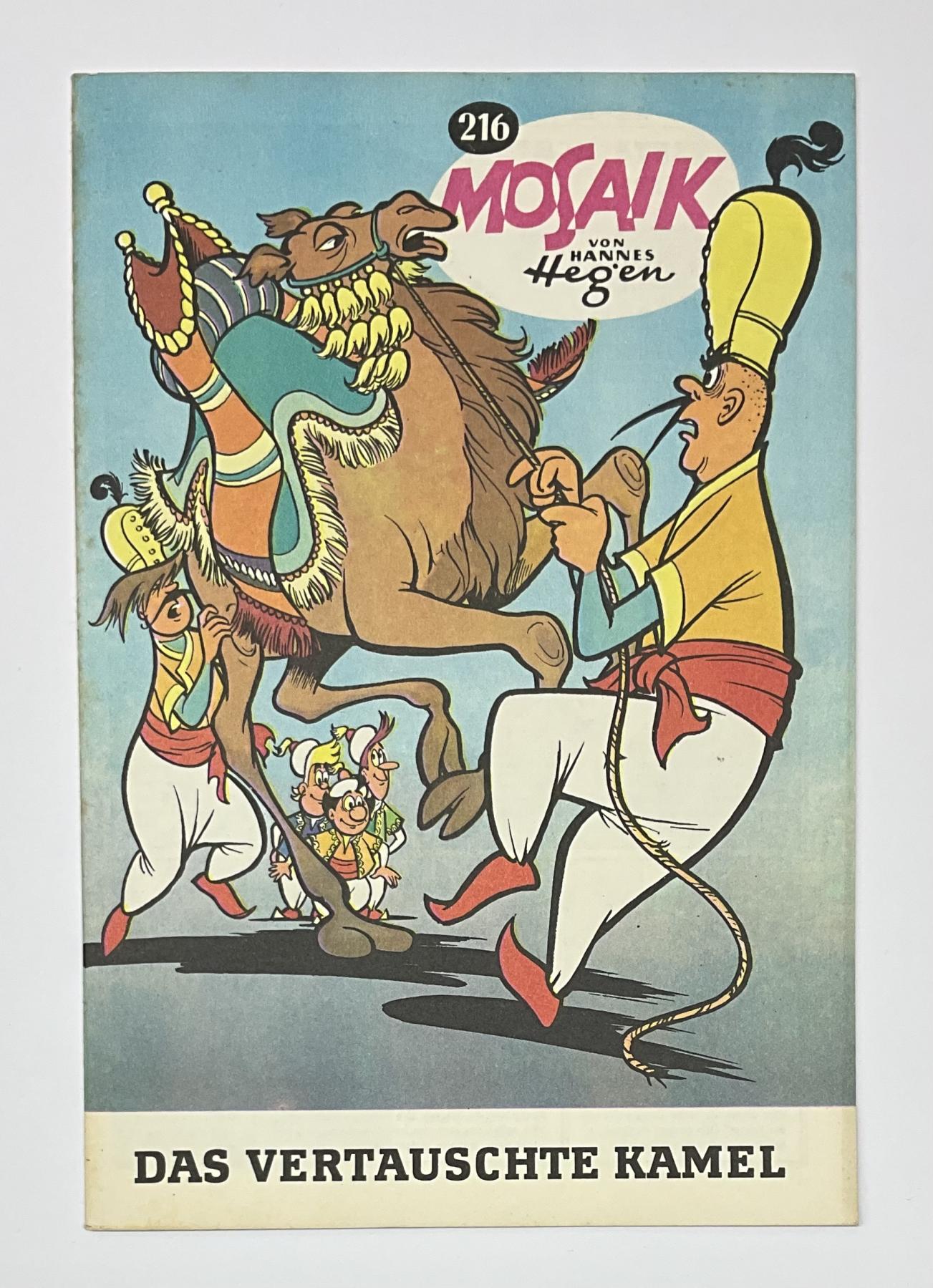 Mosaik Digedags Exportheft BRD Nr. 216 "Das vertauschte Kamel"