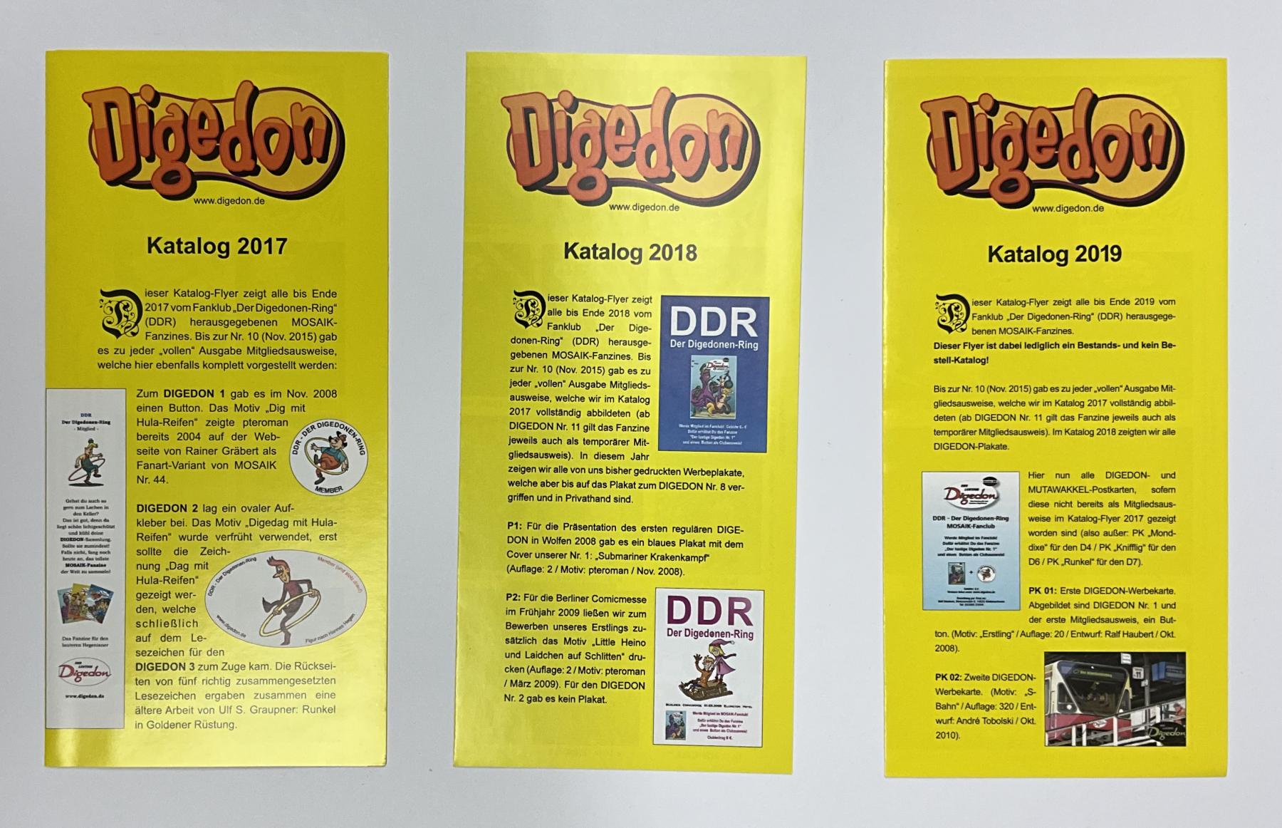 Digedon Katalog 2017/2018/2019