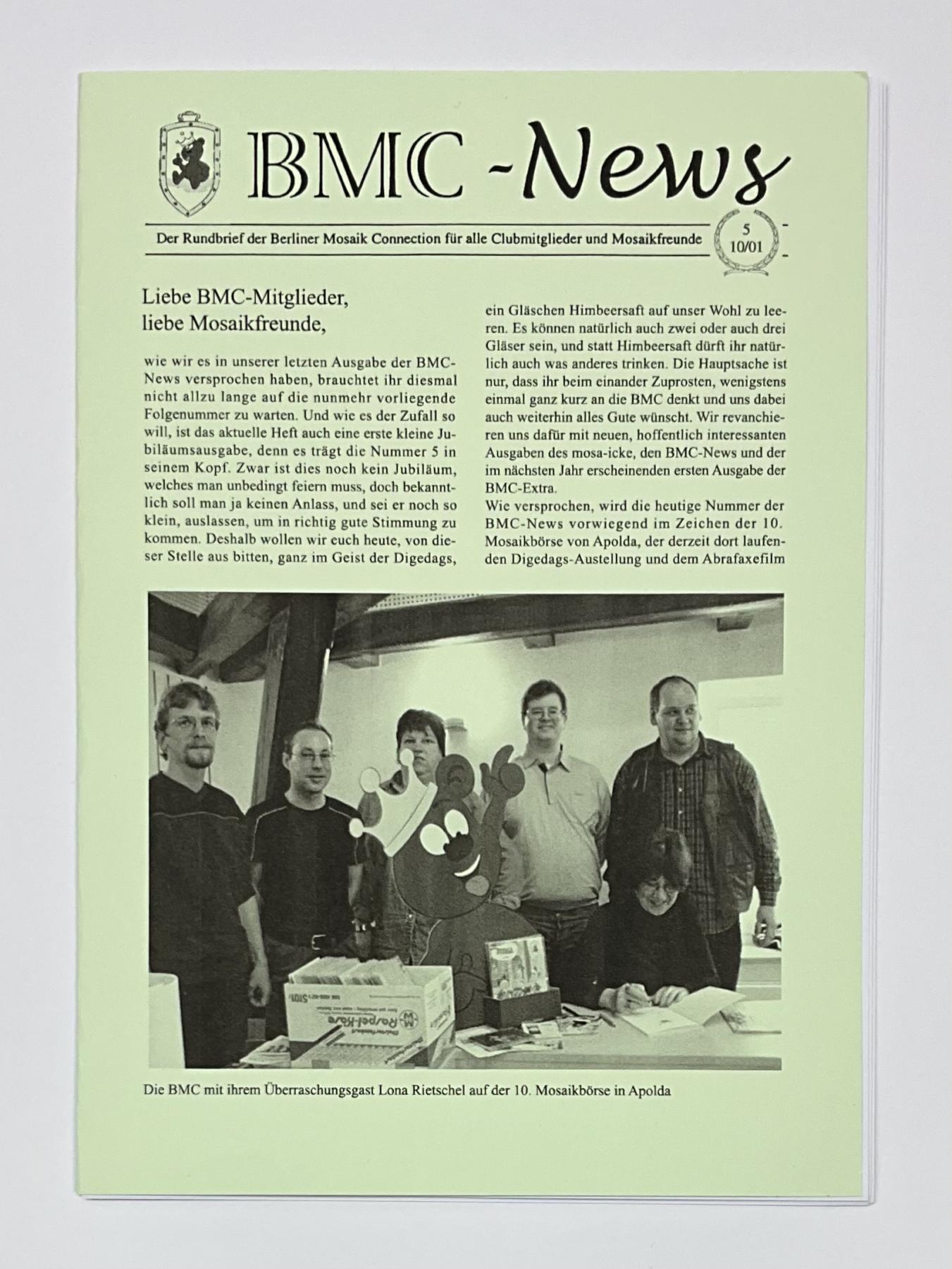 BMC-News Nr. 5 (gr&uuml;n)