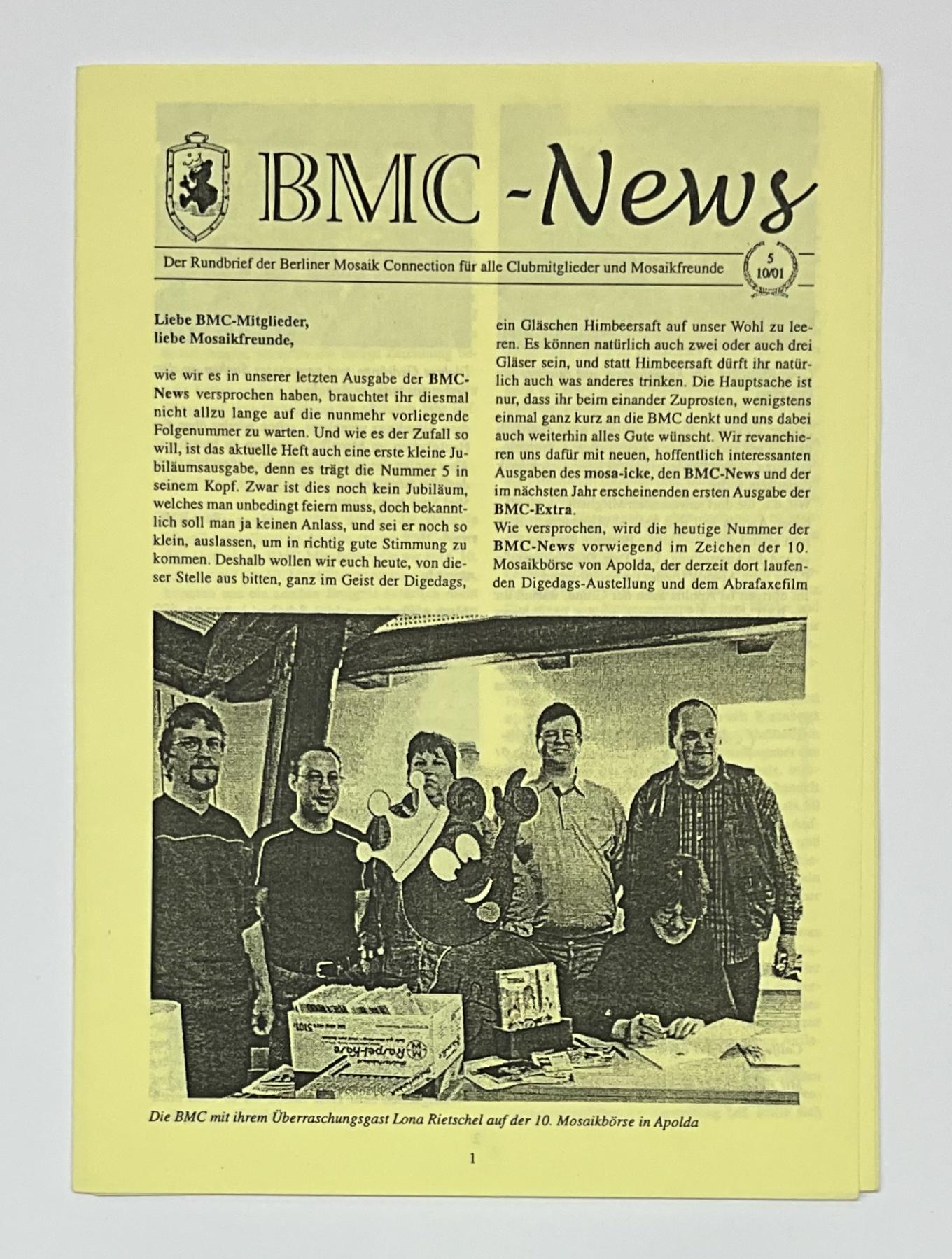 BMC-News Nr. 5 (gelb)