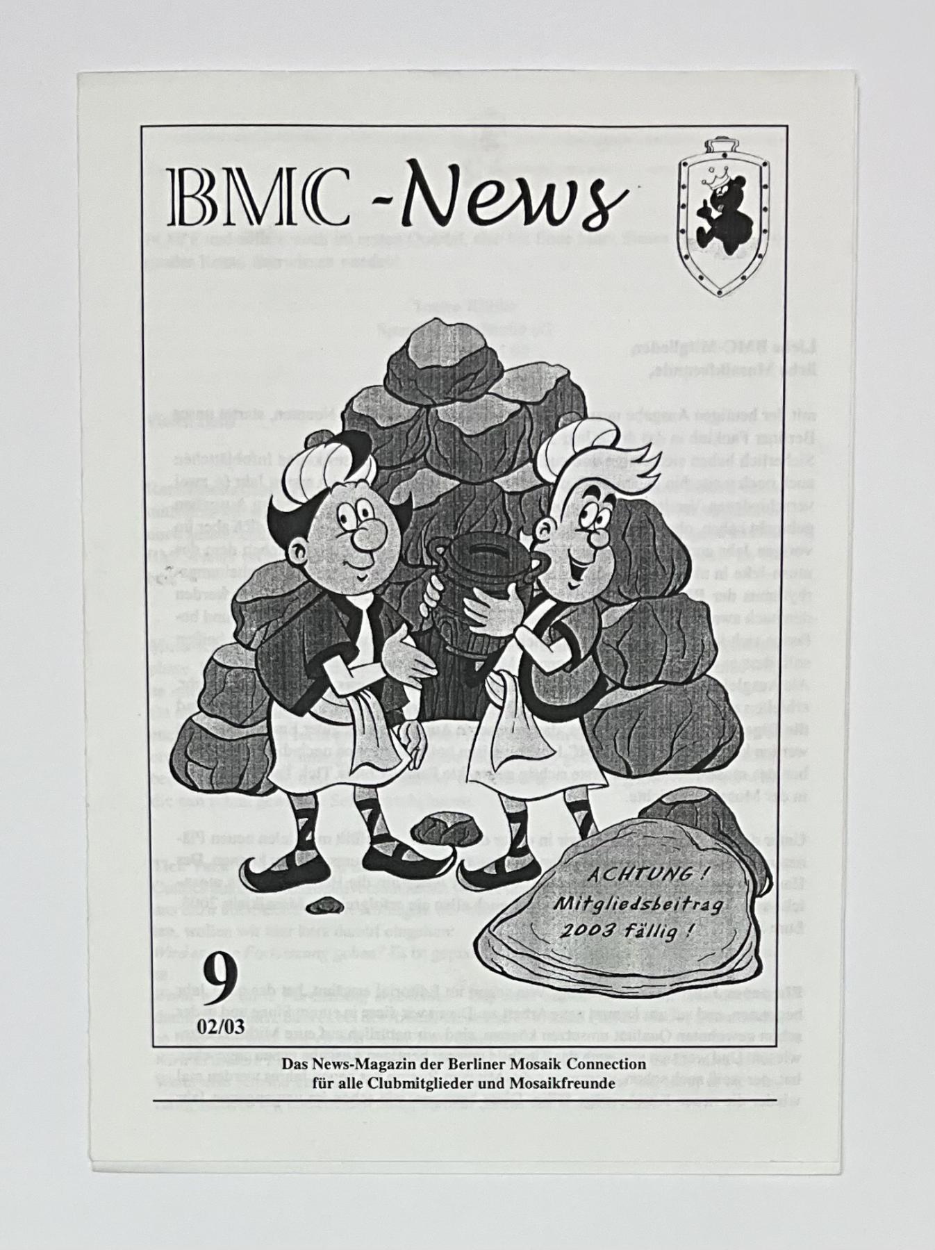 BMC-News Nr. 9 (wei&szlig;)