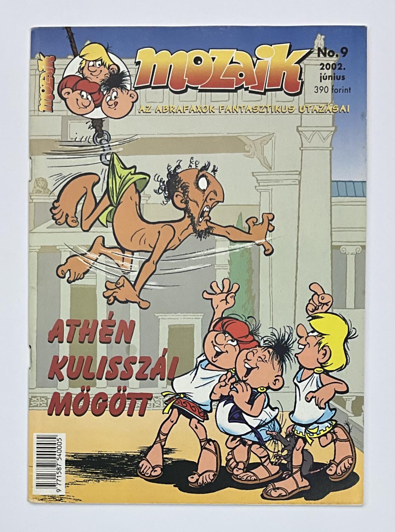 Abrafaxe Ungarn Nr. 9 "Ath&eacute;n kulissz&aacute;i m&ouml;g&ouml;tt"