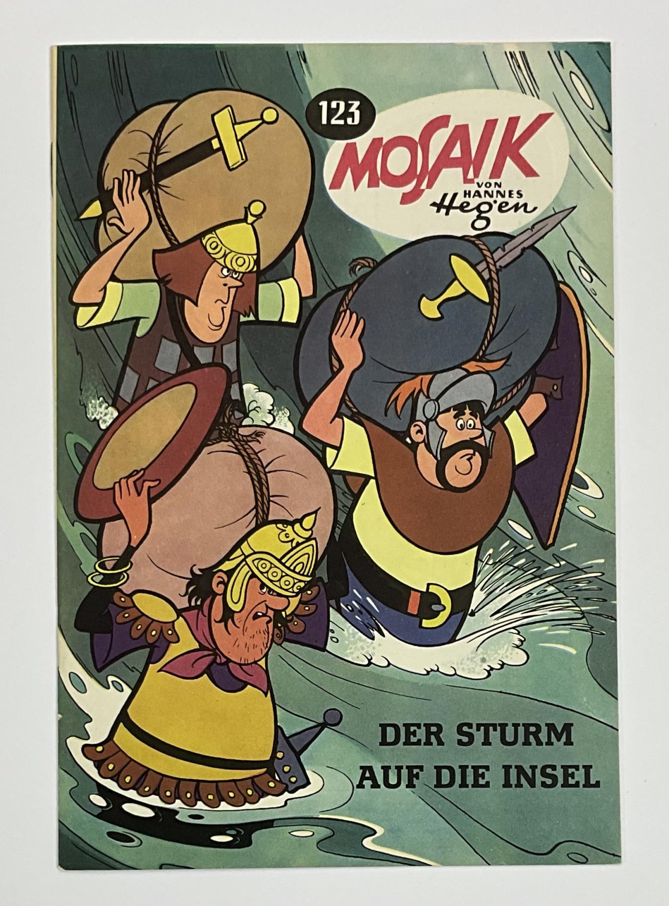 Mosaik Digedags Exportheft BRD Nr. 123 "Der Sturm auf die Insel"