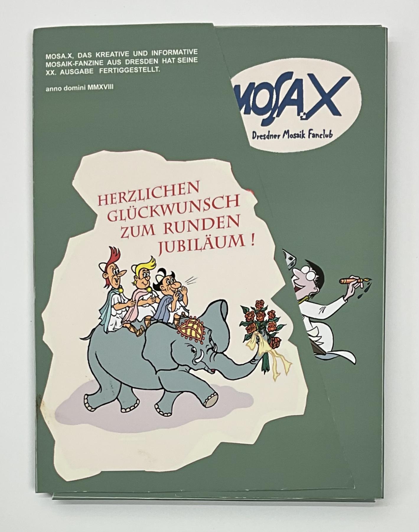 Fanzine Mosa.X Mappe Wolfen 2018- gr&uuml;n