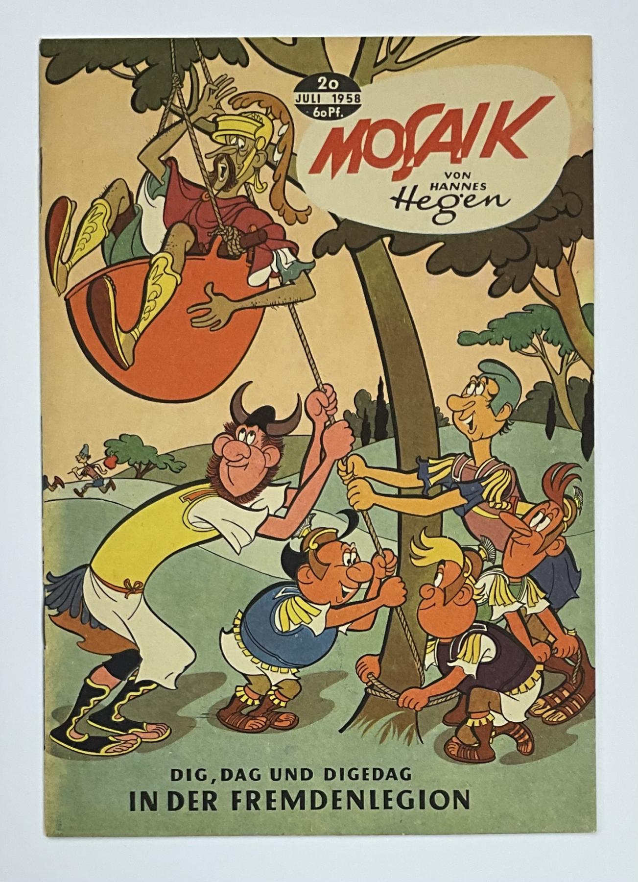 Digedags Nr. 20 (1958) Hannes Hegen - Dig, Dag und Digedag in der Fremdenlegion
