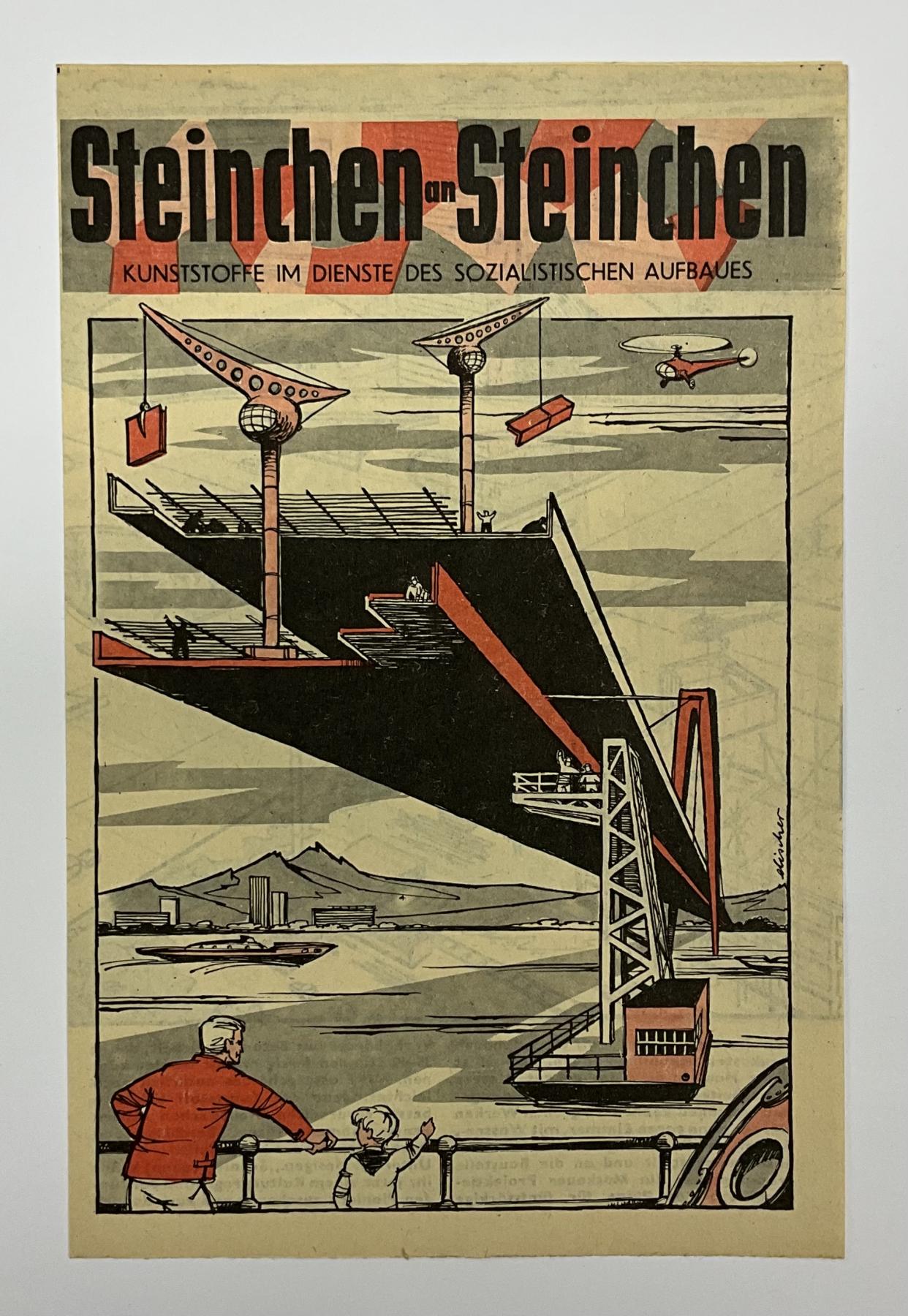 Beilage Digedags Nr. 40 "Kunststoffe im Dienste des sozialistischen Aufbaues"