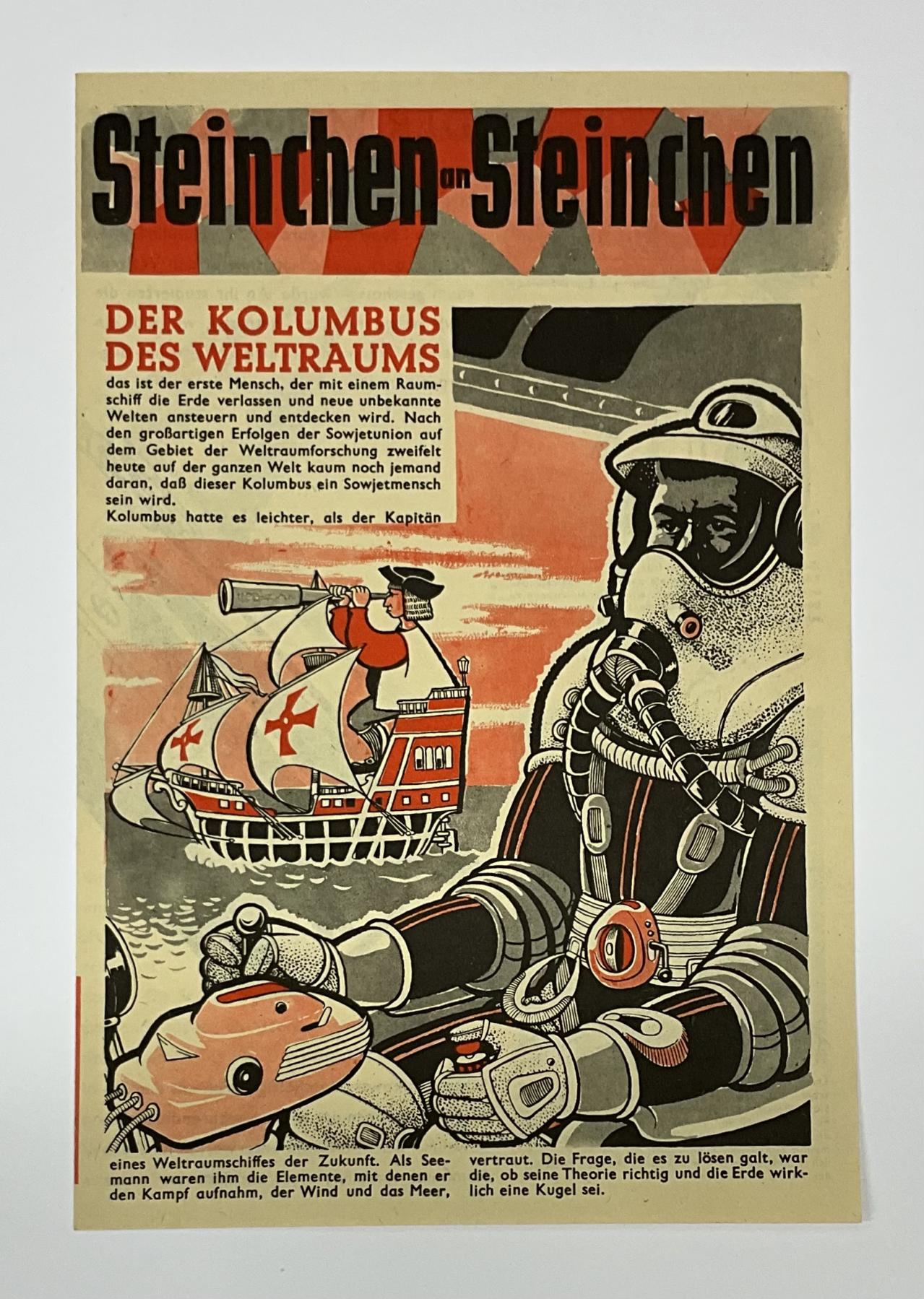 Beilage Digedags Nr. 45 "Der Kolumbus des Weltraums"