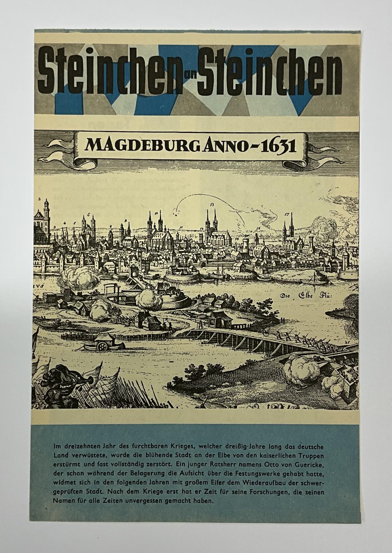 Beilage Digedags Nr. 53 "Magdeburg Anno- 1631"