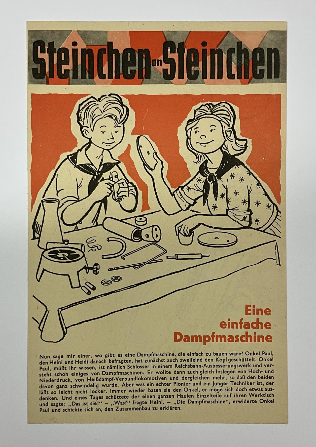 Beilage Digedags Nr. 64 "Eine einfache Dampfmaschine"