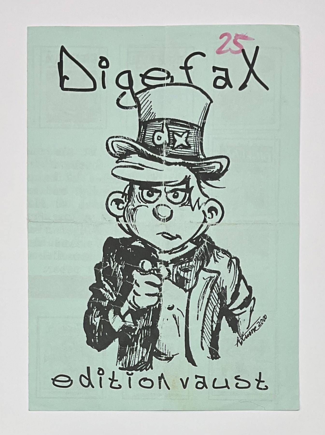 Digefax Nr. 25c (1996) Blau - edition faust