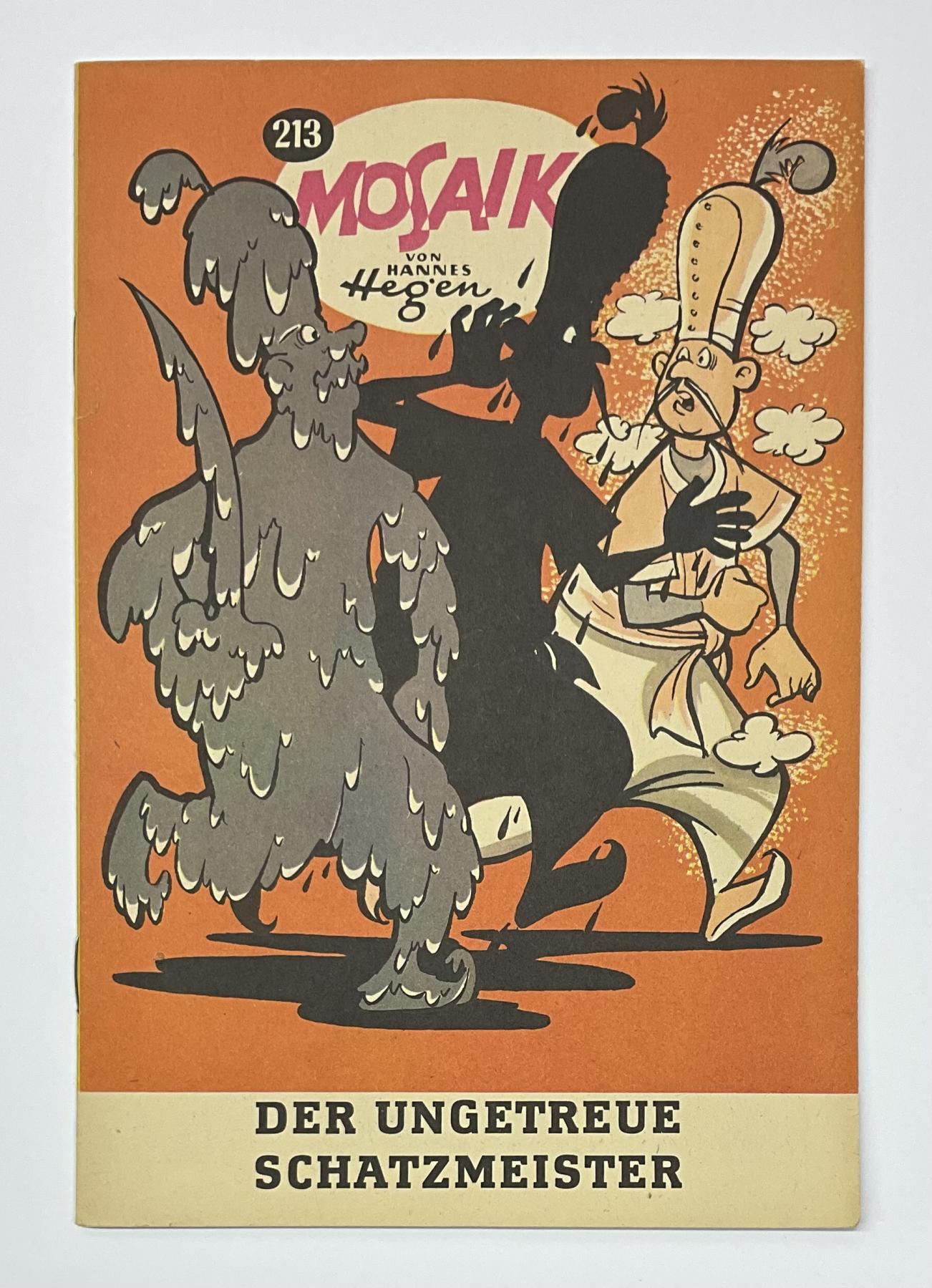 Mosaik Digedags Exportheft BRD Nr. 213/1 "Der ungetreue Schatzmeister"