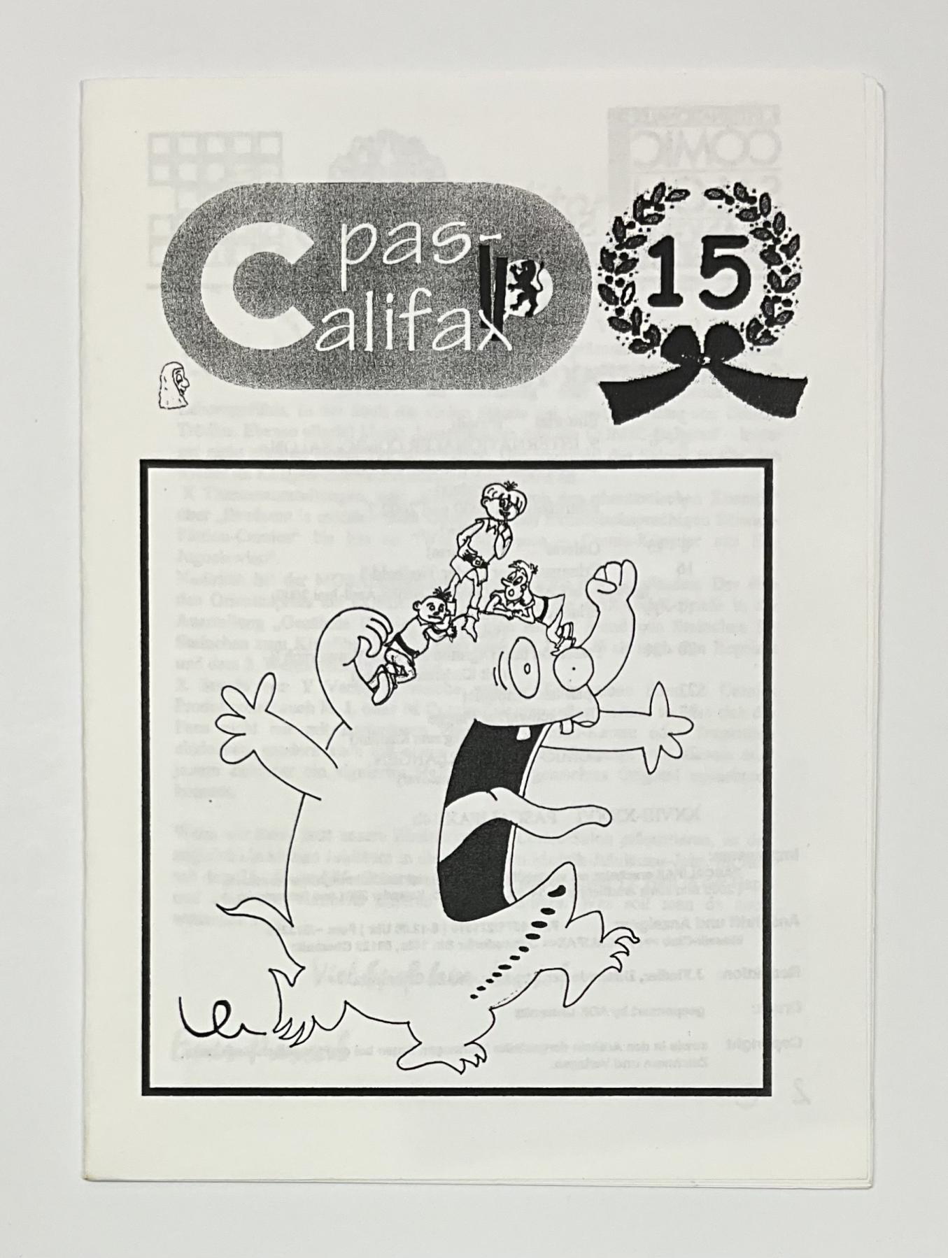 Fanzine Pascalifax Nr. 15
