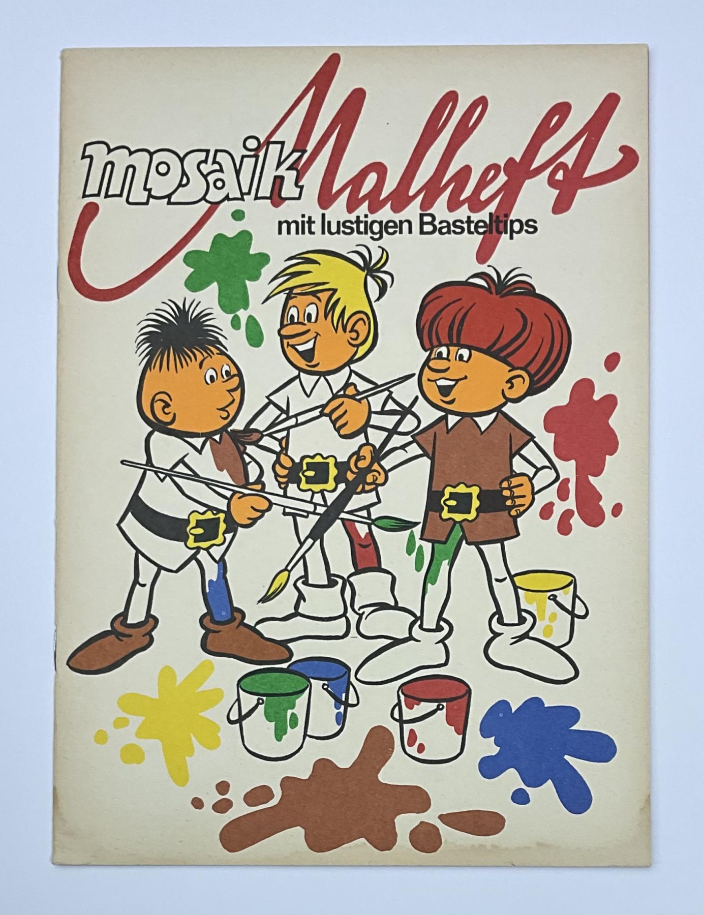 Mosaik - Malheft mit lustigen Basteltips 
