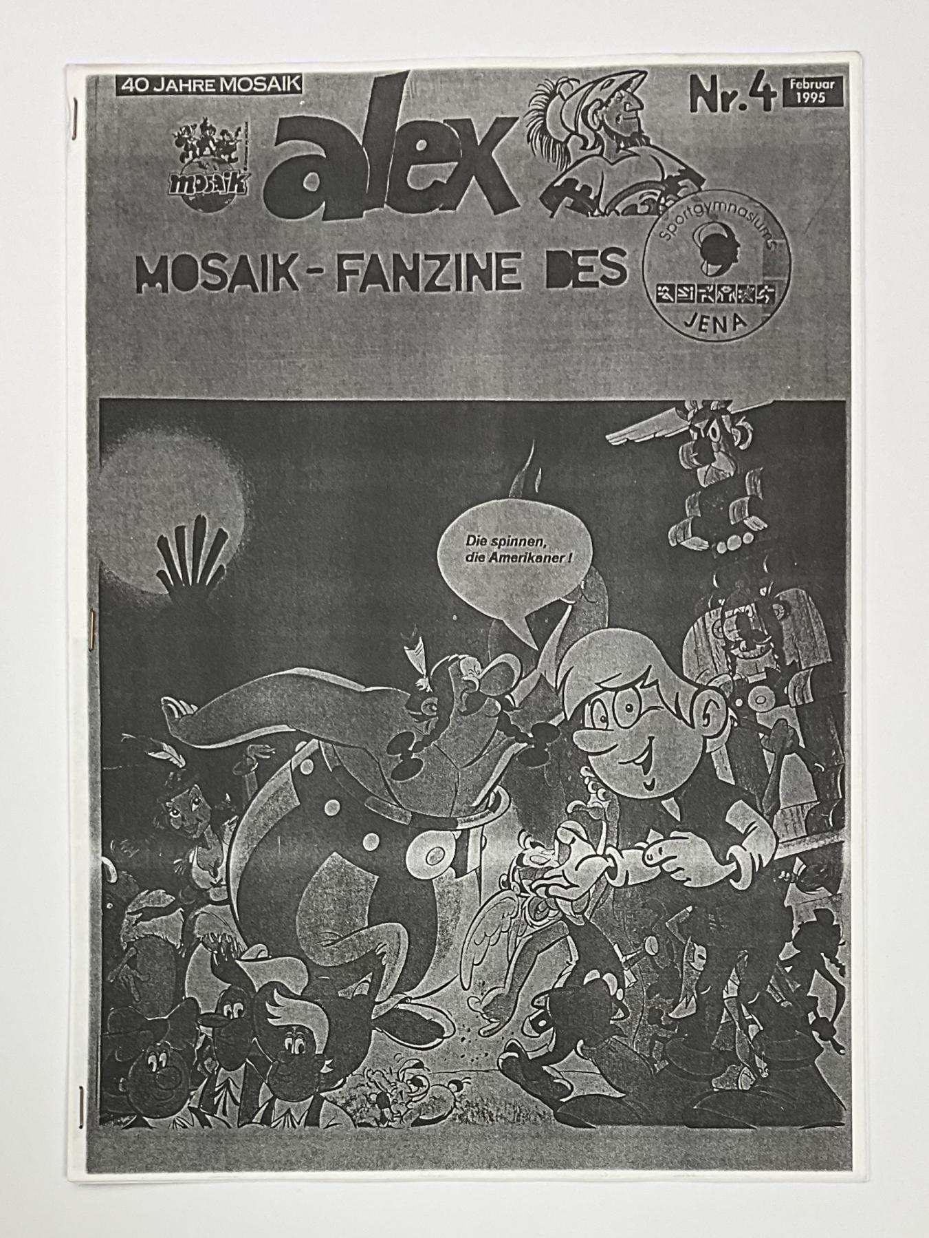 Alex Mosaik-Fanzine des Sportgymnasiums Jena Nr. 4 (1995)