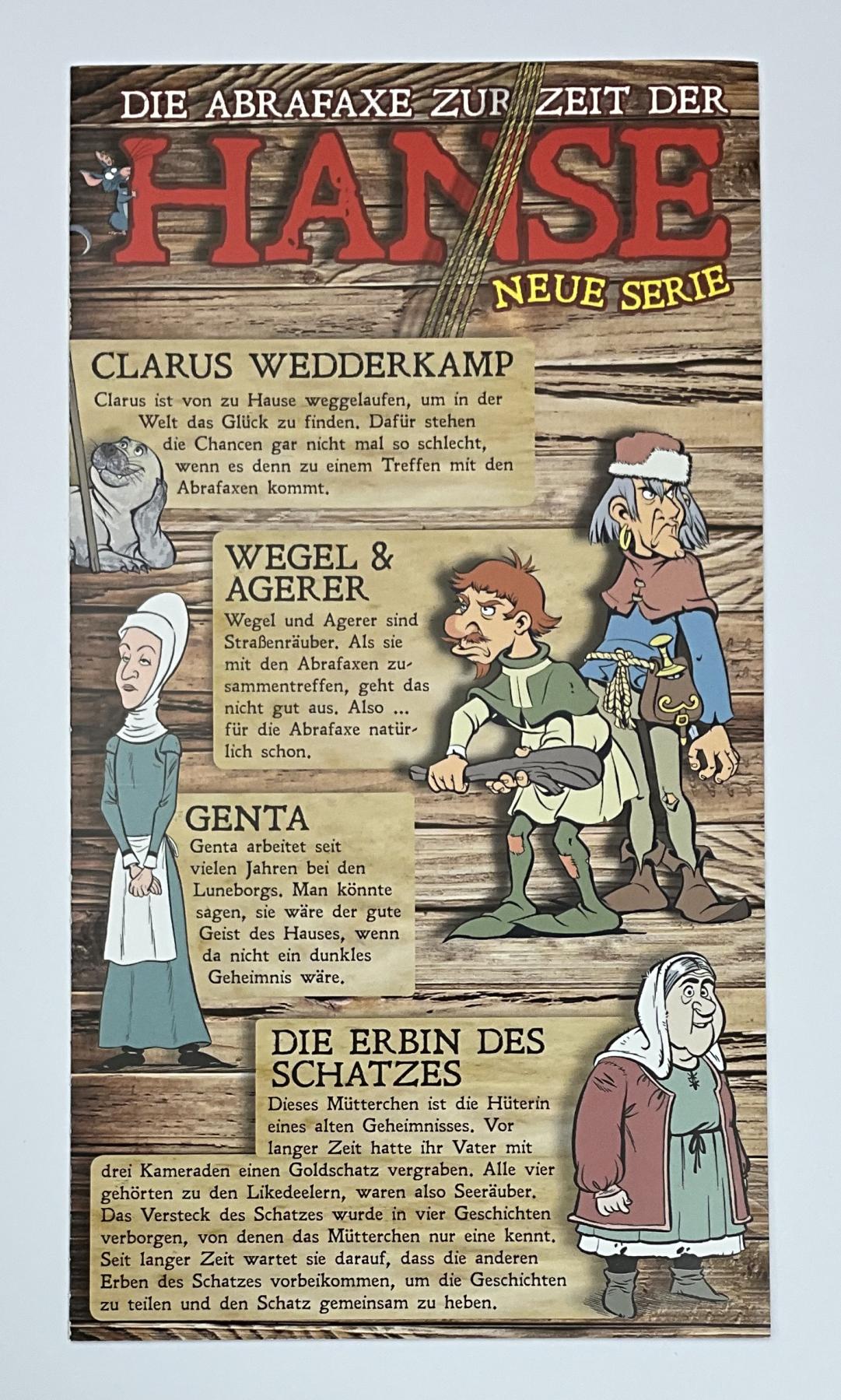 Abrafaxe - Die Abrafaxe zur Zeit der Hanse
