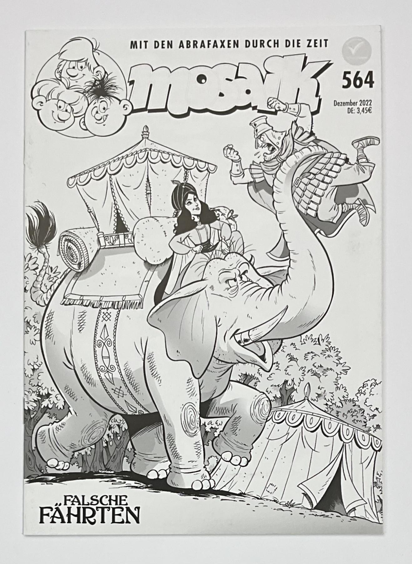 Abrafaxe Sonderausgabe schwarz-wei&szlig; Nr. 564