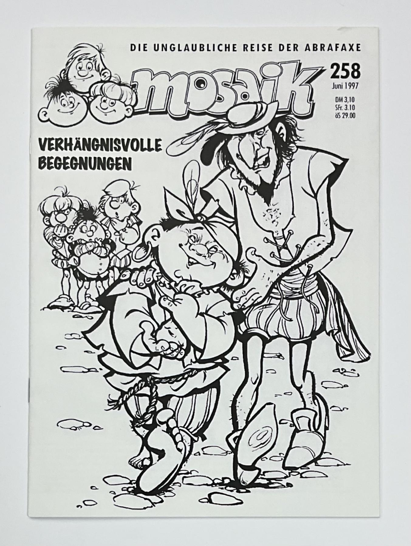 Abrafaxe Sonderausgabe schwarz-wei&szlig; Nr. 258
