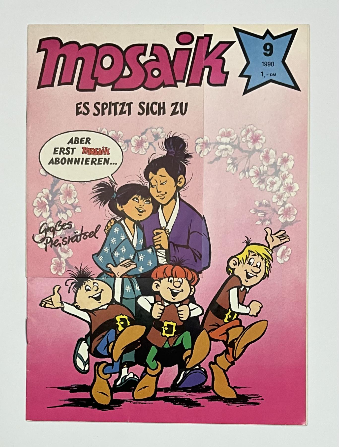Mosaik Abrafaxe Nr. 9 (1990) - "Es spitzt sich zu"