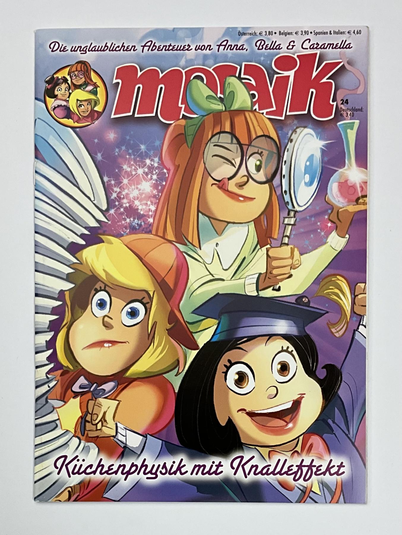 Fanzine Anna, Bella & Caramella "K&uuml;chenphysik mit Knalleffekt" Nr. 24