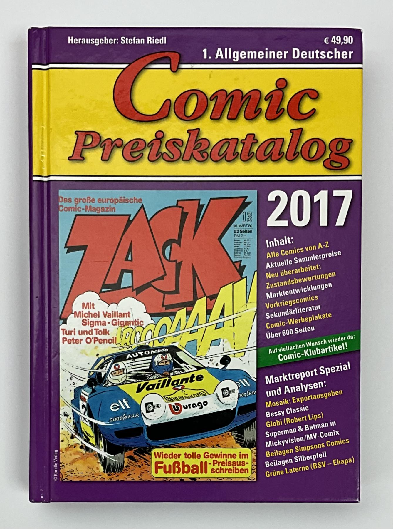 Comic Preiskatalog - Stefan Riedl