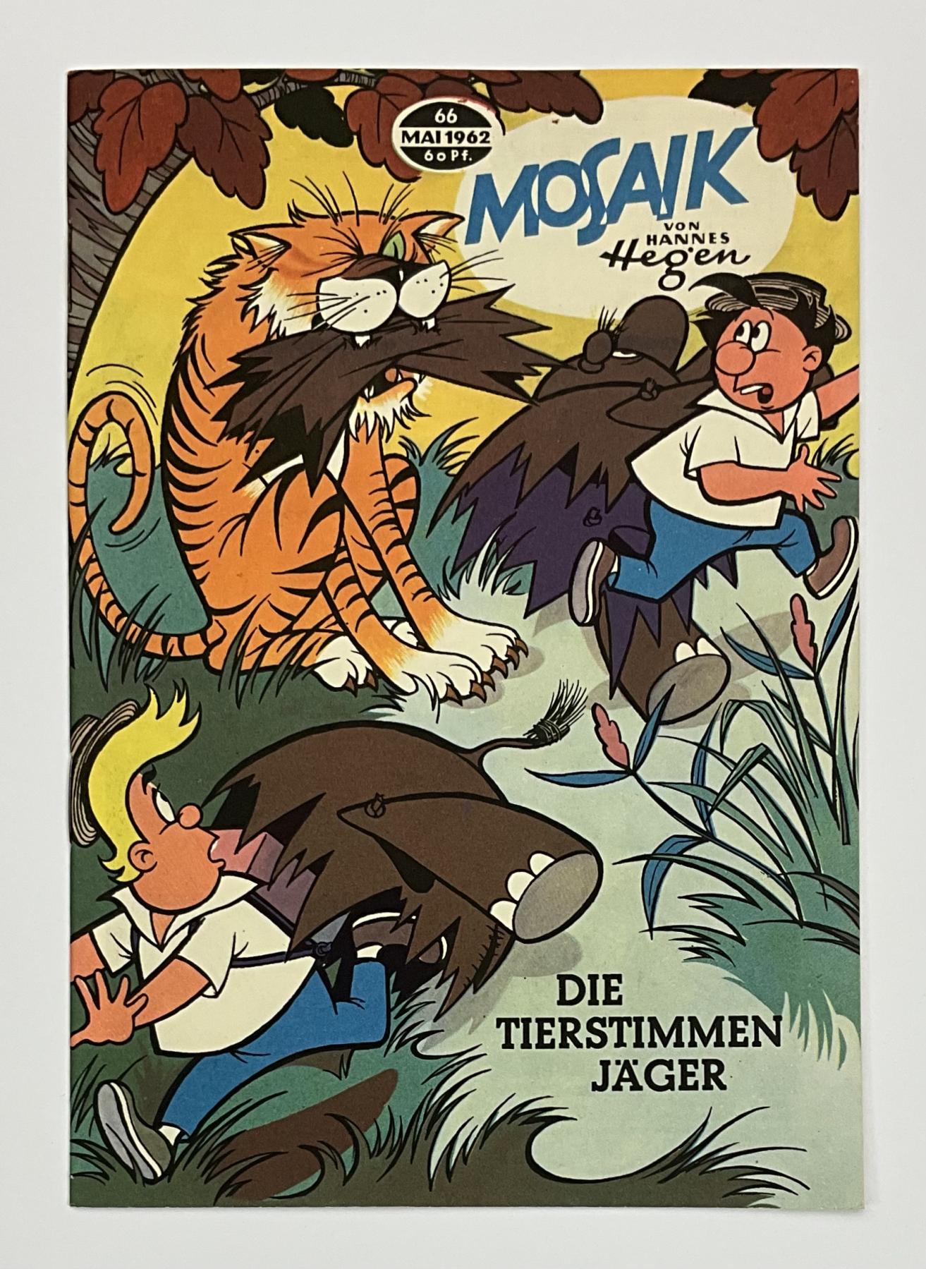 Mosaik Digedags Exportheft BRD Nr. 66 "Die Tierstimmen J&auml;ger"