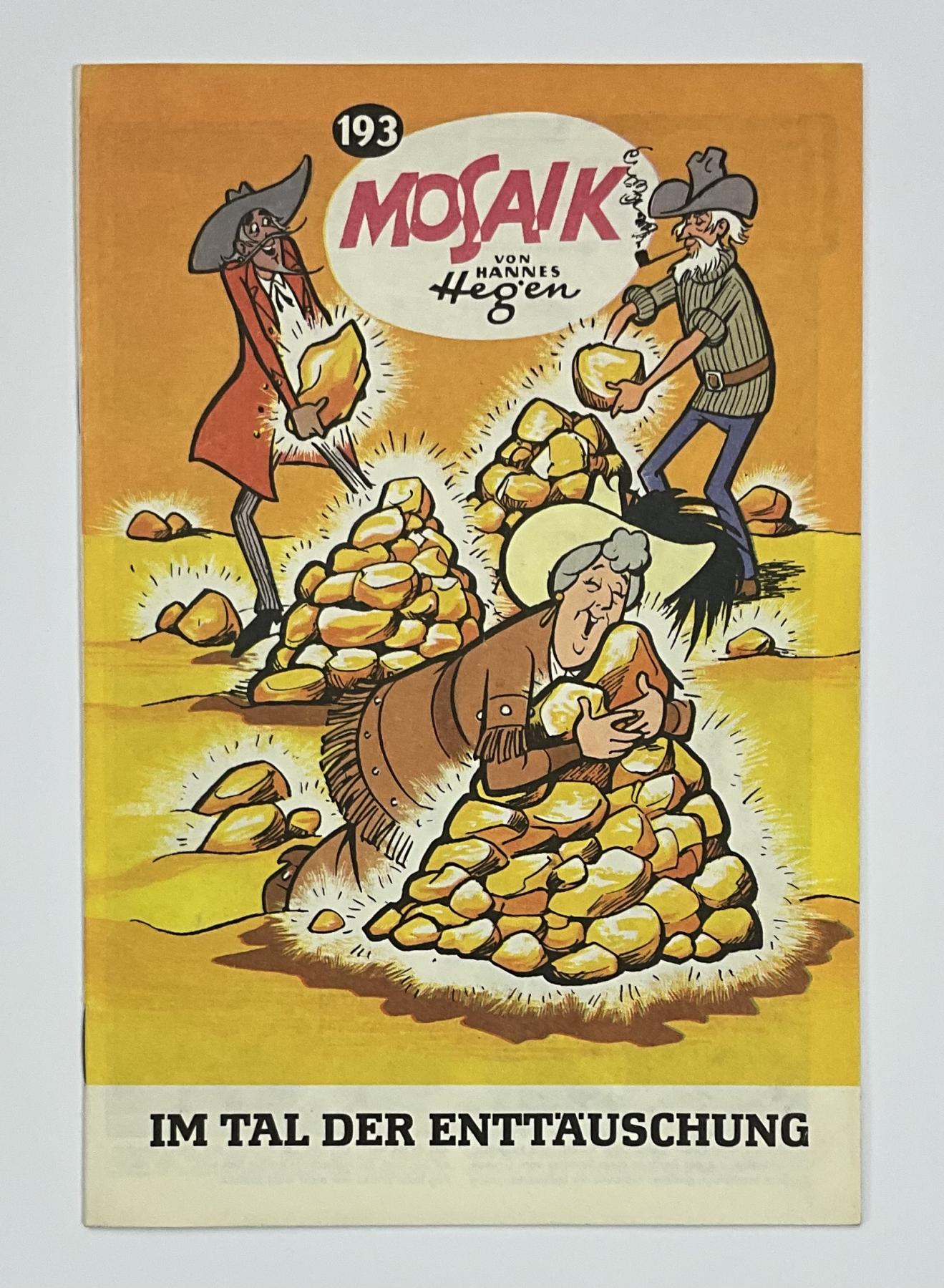 Mosaik Digedags Exportheft BRD Nr. 193 "Im Tal der Entt&auml;uschung"