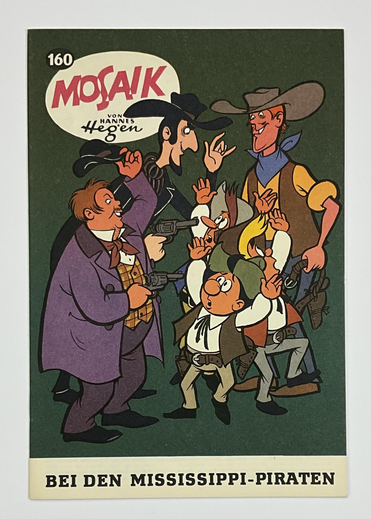 Mosaik Digedags Exportheft BRD Nr. 160/1 "Bei den Mississippi-Piraten"