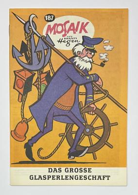 Mosaik Digedags Exportheft BRD Nr. 187 "Das grosse Glasperlengesch&auml;ft"