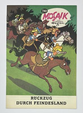 Mosaik Digedags Exportheft BRD Nr. 210 "R&uuml;ckzug durch Feindesland"