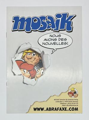 Abrafaxe Sonderausgabe Katalog Frankreich