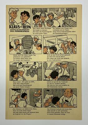 Beilage Digedags Nr. 34 "Der Pionierexpress"