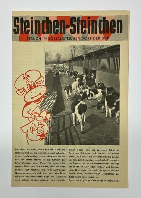 Beilage Digedags Nr. 43 "Besuch im sozialistischen Dorf der DDR"