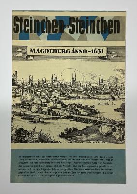Beilage Digedags Nr. 53 "Magdeburg Anno- 1631"