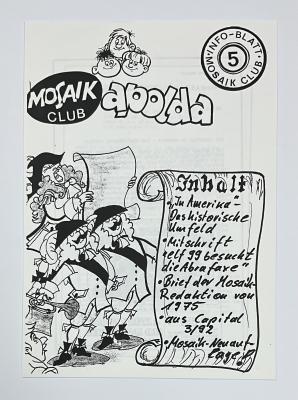 Mosaiker Info-Blatt Nr. 5/1 (1992)
