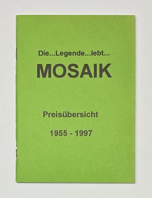 Preis&uuml;bersicht 1955-1997