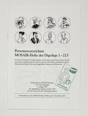 Mosaiker Personenverzeichnis
