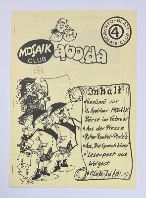 Mosaiker Info-Blatt Nr. 4/2 (1992)