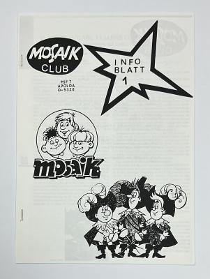 Mosaiker Info-Blatt Nr. 1 (1991)