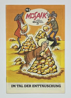 Mosaik Digedags Exportheft BRD Nr. 193 "Im Tal der Entt&auml;uschung"